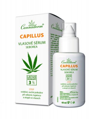 Cannaderm Capillus vlasové sérum seborea 40 ml