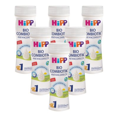 Hipp 1 BIO Combiotik Počáteční mléčná kojenecká výživa 6x200 ml