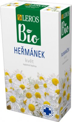 Leros BIO Heřmánek květ sypaný čaj 50 g