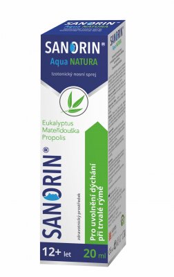 Sanorin Aqua NATURA nosní sprej 20 ml