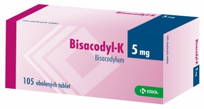 Bisacodyl-K 5 mg 105 obalených tablet