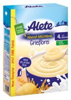 Alete Večerní mléčná rýžovo-kukuřičná kaše 4m+ 400 g