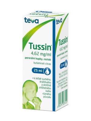 TUSSIN Kapky, roztok 4.62mg/ml, 25 ml