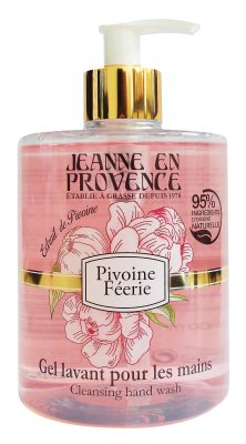Jeanne en Provence Mycí gel na ruce Pivoňková víla 500 ml