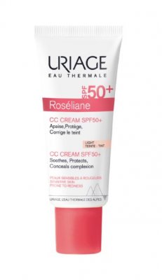 Uriage Roseliane CC Crème SPF50+ hydratační a ochranný krém 40 ml