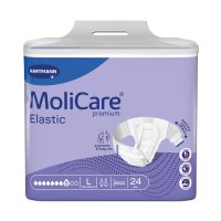 KALHOTKY ZALEPOVACÍ MOLICARE ELASTIC 8 KAPEK L BOKY 115-145CM,3200ML,24KS