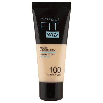 Maybelline Fit Me sjednocující matující make-up pro normální až mastnou pleť 100 Warm Ivory 30ml