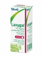 Laxygal 7,5 mg/ml perorální kapky, roztok 25 ml