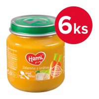 NUTRICIA Hami Zelenina s krůtím masem 6 x 125 g