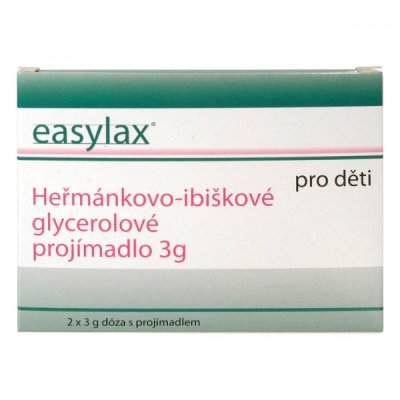 Easylax Dětské glycerolové projímadlo ampule 2x3 g