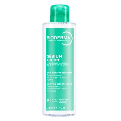 BIODERMA Sébium Lotion hydratační booster pro mastnou pleť 200 ml