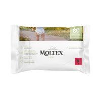 MOLTEX Pure & Nature EKO vlhčené ubrousky na bázi vody 60 ks