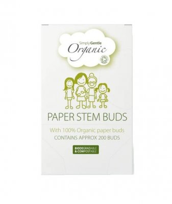 Moltex Pure & Nature Simply Gentle organické vatové tyčinky 200 ks