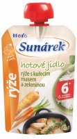 Sunárek Hotové jídlo rýže s kuřecím masem a zeleninou 120 g