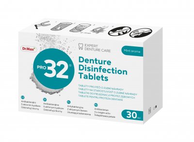 Dr.Max PRO32 Denture Disinfection Tablets 30 tablet