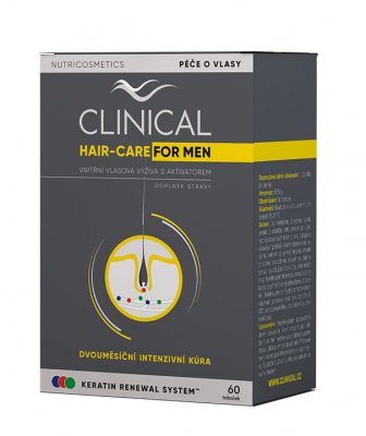 Clinical Hair-Care FOR MEN 2měsíční kúra 60 tobolek