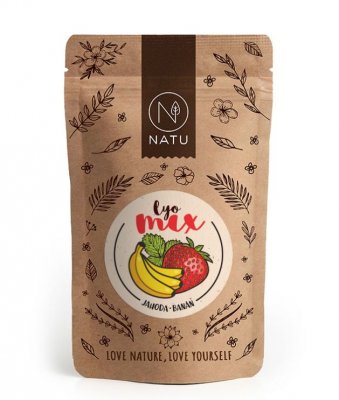 NATU Lyo mix jahoda & banán 45 g