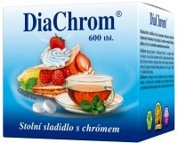 DiaChrom nízkokalorické sladidlo 600 tablet