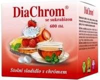 DiaChrom se sukralózou nízkokalorické sladidlo 600 tablet
