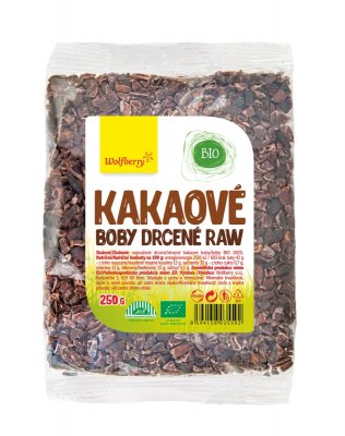Wolfberry Kakaové boby drcené BIO 250 g
