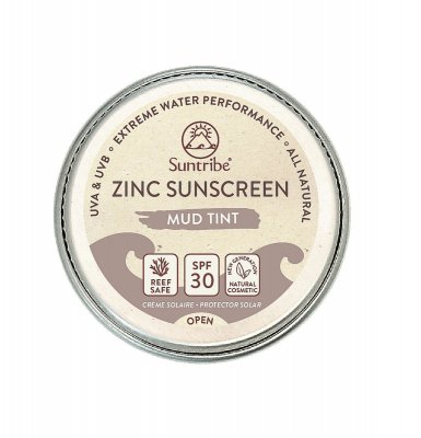 Suntribe Přírodní opalovací krém se zinkem Obličej & Sport tělový SPF30 10 g