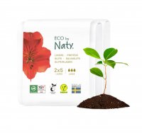 ECO by Naty Dámské ECO slipové vložky super cestovní balení 2x5 ks