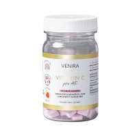 Venira kids Vitamin C pro děti ve formě kostiček jahoda 120 tablet