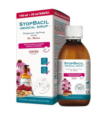 STOPBACIL Medical sirup Dr. Weiss 100+50ml NAVÍC