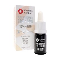 Cannabis Clinical CBD + CBG 10% + Q10 10 ml