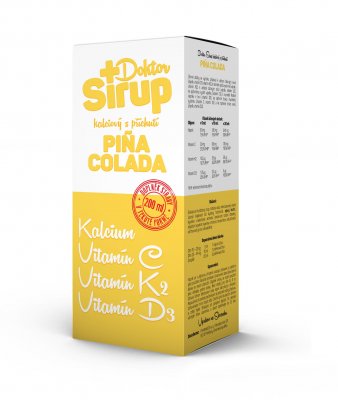 Doktor Sirup kalciový Piňa Colada 200 ml