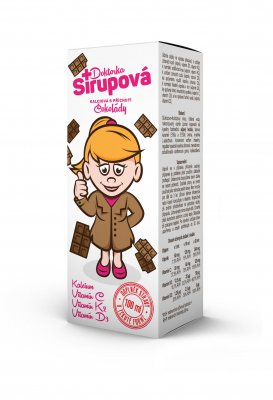 Doktorka Sirupová kalciová Čokoláda 100 ml