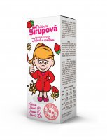 Doktor Sirup kalciový Jahody s vanilkou 100 ml