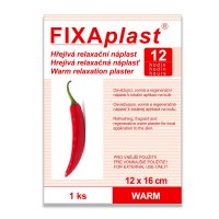 Fixaplast Warm Kapsaicinová hřejivá náplast 12x16 cm