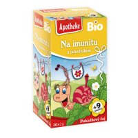 Apotheke Dětský BIO Pohádkový čaj Imunita s jahodníkem 20x2 g