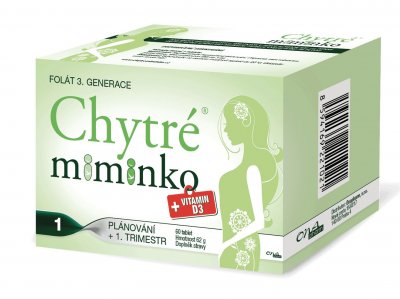 Chytré miminko methylfolát 1 60 tablet