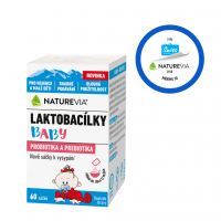 Swiss NatureVia Laktobacílky baby 60 sáčků