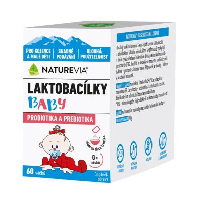 Swiss NatureVia Laktobacílky baby 60 sáčků