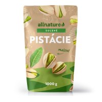 Allnature Pistácie pražené solené 1000 g