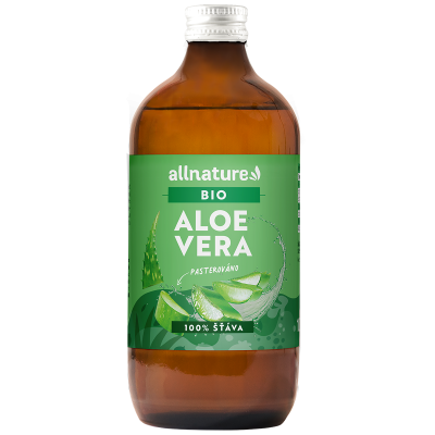 Allnature Aloe Vera BIO 100% šťáva 500 ml
