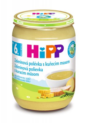 HiPP BIO Baby menu zeleninová s kuřecím masem 190 g