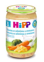 Hipp BIO Těstoviny se zeleninou a smetanou 220 g