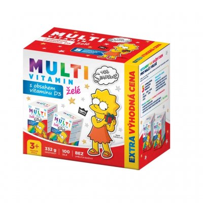 The Simpsons Multivitamin želé 100 ks