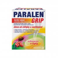 Paralen Grip Horký nápoj echinacea a šípky 12 sáčků