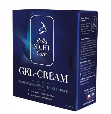 Bella Night Care Gel-Cream na dekolt a ruce 2x 100 ml