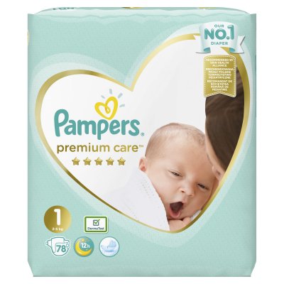 Pampers Premium Care vel. 1 Newborn dětské pleny 78 ks