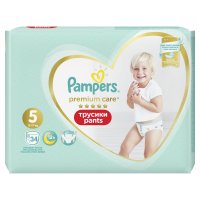 Pampers Premium Care Pants 5 JUNIOR 12-18kg 34ks