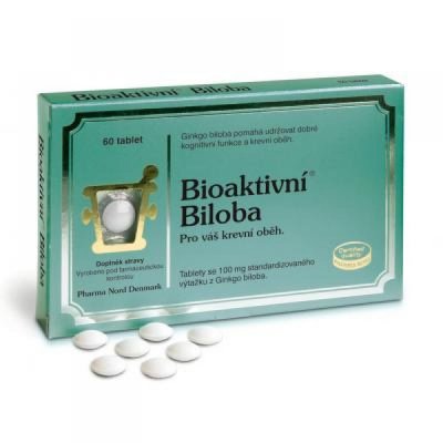 Bioaktivní Biloba 100 mg 60 tablet