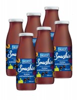 SALVEST Smushie BIO Ovocné smoothie s černým rybízem a švestkami 6x240 ml