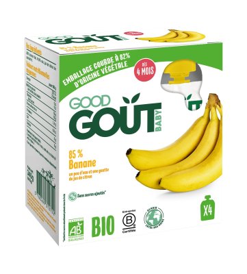 Good Gout BIO Banán 4x85g