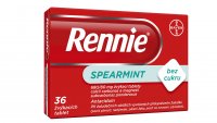Rennie Spearmint bez cukru 36 žvýkacích tablet
